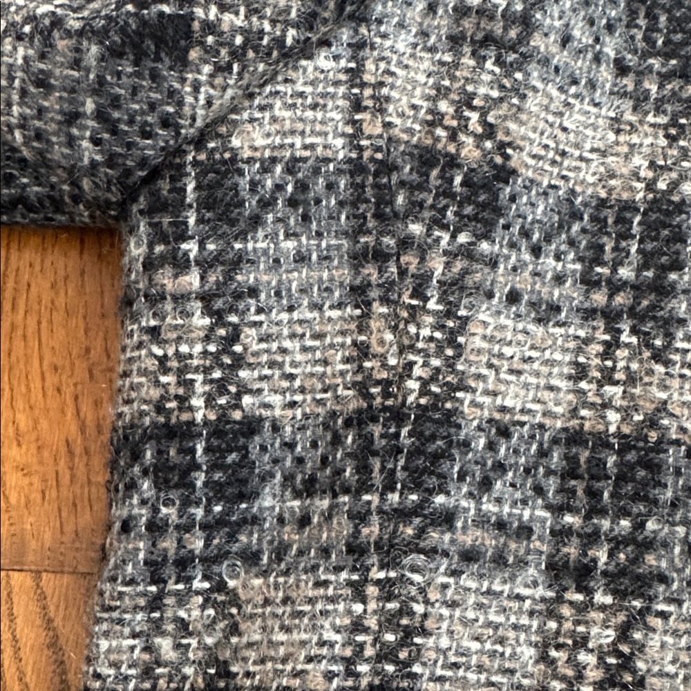 Pendleton Grey Tweed Collarless Jacket - Vintage - image 7